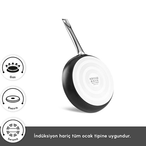 Karaca Biogranit Power-Inox Monet 3 Parça Tava Sahan Set Siyah Karaca Biogranit Power-Inox Monet 3 Parça Tava Sahan Set Siyah