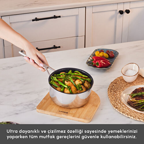 Karaca Plasma Steel 316+ 3Ply Sosluk 16 cm Karaca Plasma Steel 316+ 3Ply Sosluk 16 cm