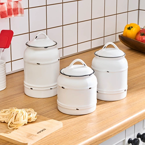 Karaca Clara 3'lü Seramik Saklama Kabı