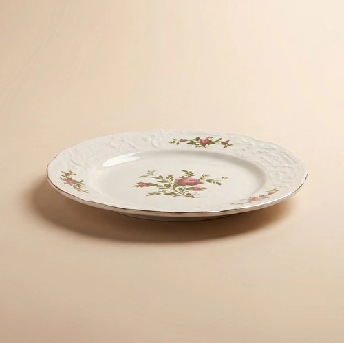 Karaca Vintage Rose Pasta Tabağı 20 cm Karaca Vintage Rose Pasta Tabağı 20 cm