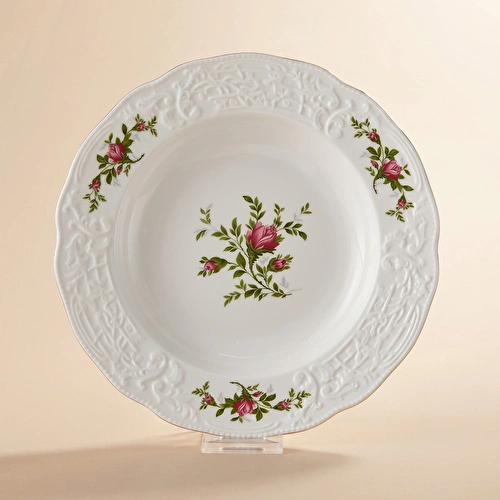 Karaca Vintage Rose Çukur Tabak 22 cm