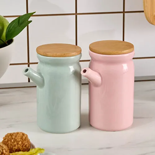 Karaca Portobello Bambu Kapaklı Yağlık ve Sirkelik