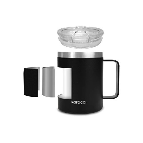 Karaca Thermal Çelik Mug 350 ml Siyah Karaca Thermal Çelik Mug 350 ml Siyah