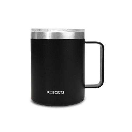 Karaca Thermal Çelik Mug 350 ml Siyah