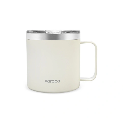 Karaca Thermal Çelik Mug 420 ml Krem