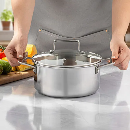 Emsan Pro Tri Ply Derin Tencere Çelik 24 cm