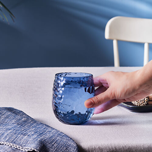 Karaca Amalfi Akrilik Su Bardağı 370 ml Marine Blue Karaca Amalfi Akrilik Su Bardağı 370 ml Marine Blue