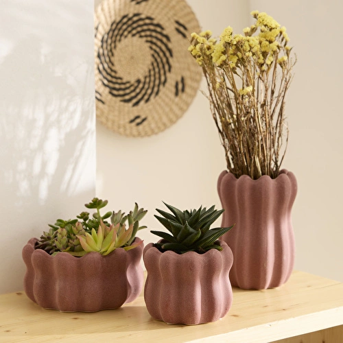 Karaca Home Valeria Saksı 19,9x19,9x10 cm Karaca Home Valeria Saksı 19,9x19,9x10 cm