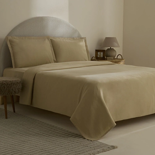 Karaca Home Farel Müslin Çift Kişilik Pike Vizon