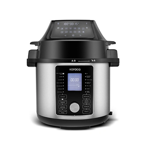 Karaca Cooker Elektrikli Basınçlı Pişirici Inox 1000W 6L