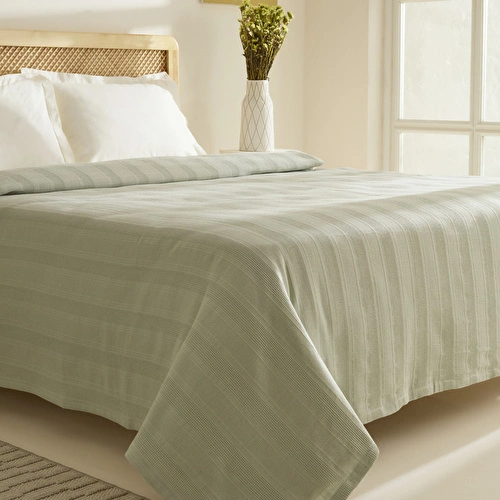 Karaca Home Verona %100 Pamuk Çift Kişilik Pike Adaçayı