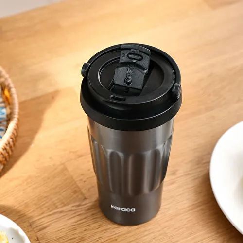 Karaca Antre Çelik Sızdırmaz Termos 500 ml Antrasit