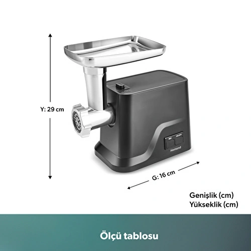 Homend Meatbox 3102H Kıyma ve Salça Makinesi