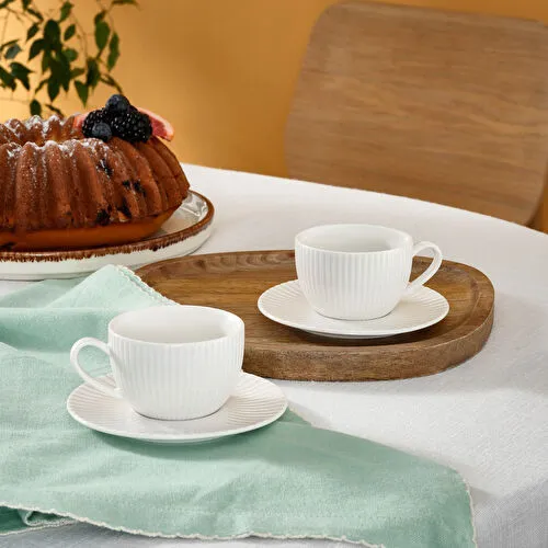 Karaca Seashell 2 Kişilik Espresso ve Kahve Fincan Takımı 100 ml