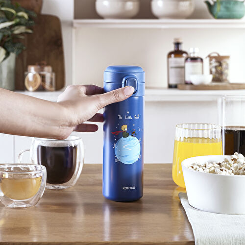 Karaca Little Çelik Sızdırmaz Termos Mavi 420 ml Karaca Little Çelik Sızdırmaz Termos Mavi 420 ml