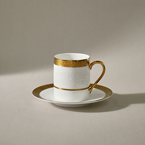 Karaca Royal Bone Victoria 6 Kişilik Kahve Fincanı 90 Ml