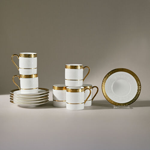 Karaca Royal Bone Victoria 6 Kişilik Kahve Fincanı 90 Ml