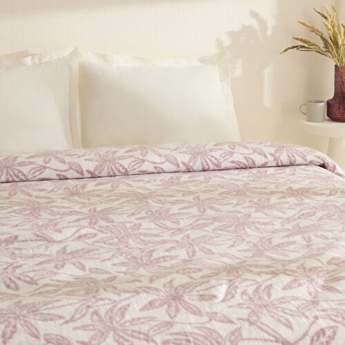 Karaca Home Layla Çift Kişilik Akrilik Battaniye Mürdüm Karaca Home Layla Çift Kişilik Akrilik Battaniye Mürdüm