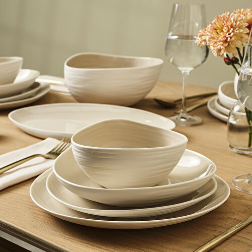 Karaca Earth Collection Rise 55 Parça 12 Kişilik Yemek Takımı