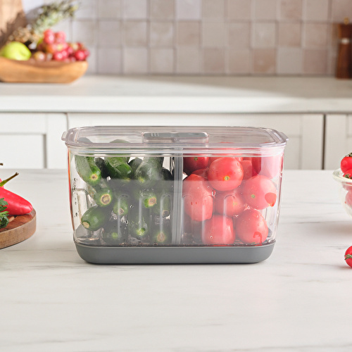 Karaca Citrina Saklama Kabı Antrasit Medium 2200 ml