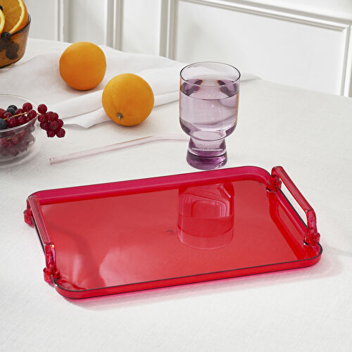 Karaca Claro Dikdörtgen Tepsi Kırmızı 30 cm