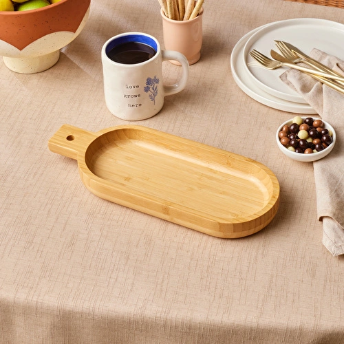 Karaca Bambu Lora Saplı Sunumluk