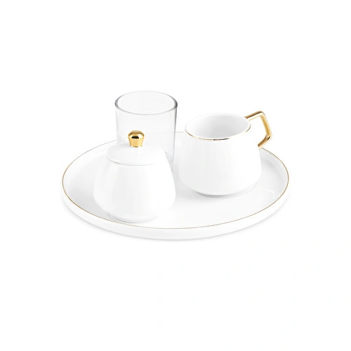 Karaca Streamline Saturn Tek Kişilik Kahve Sunum Seti 100 ml