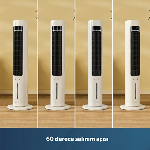 Homend Fanomen 9011H Uzaktan Kumandalı Soğuk Su ve Buz Hazneli Kule Tipi Vantilatör 60W Homend Fanomen 9011H Uzaktan Kumandalı Soğuk Su ve Buz Hazneli Kule Tipi Vantilatör 60W