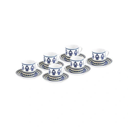 Karaca Maral 6 Kişilik Kahve Fincan Takımı 80 ml