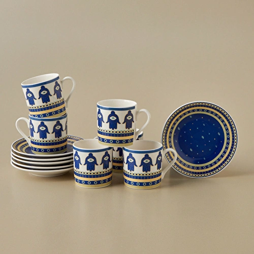 Karaca Maral 6 Kişilik Kahve Fincan Takımı 80 ml