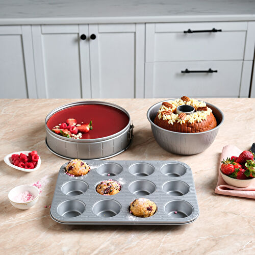 Karaca Luna Bake 3 Parça Kek Kalıbı Seti