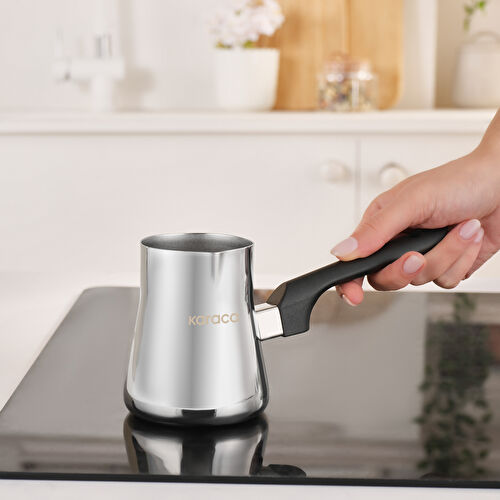 Karaca Nevra 3'lü Cezve Takımı Karaca Nevra 3'lü Cezve Takımı