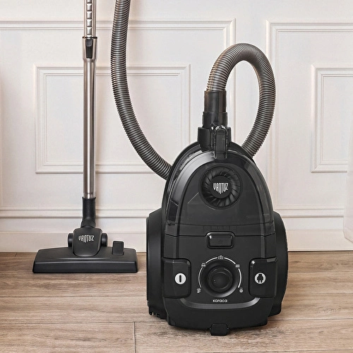 Karaca Vantuz Action Force X10 2 Lt Toz Torbasız Hazneli Elektrikli Süpürge Black 899 W