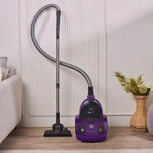 Karaca Vantuz Action Force X10 2 Lt Toz Torbasız Hazneli Elektrikli Süpürge Royal Purple 899 W