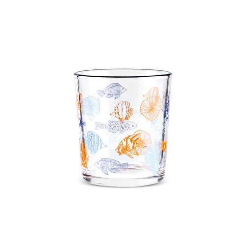 Karaca Marine 3'lü Su Bardağı 260 Ml, Mavi