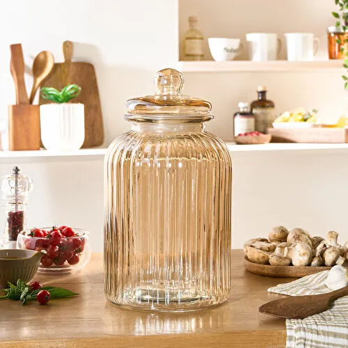 Karaca Binora Kapaklı Cam Kavanoz 5000 ml