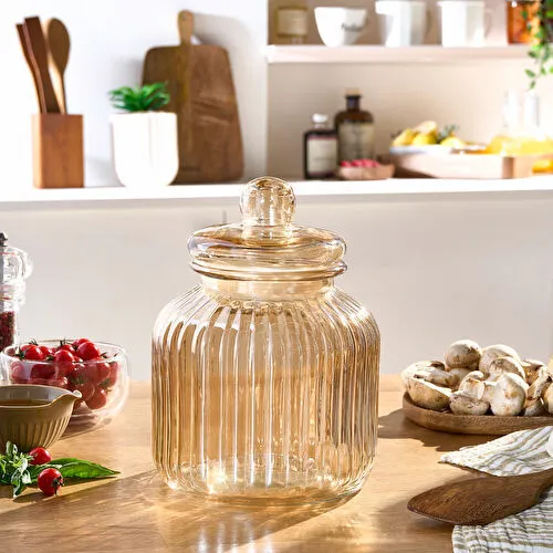 Karaca Binora Kapaklı Cam Kavanoz 3000 ml