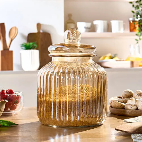 Karaca Binora Kapaklı Cam Kavanoz 3000 ml