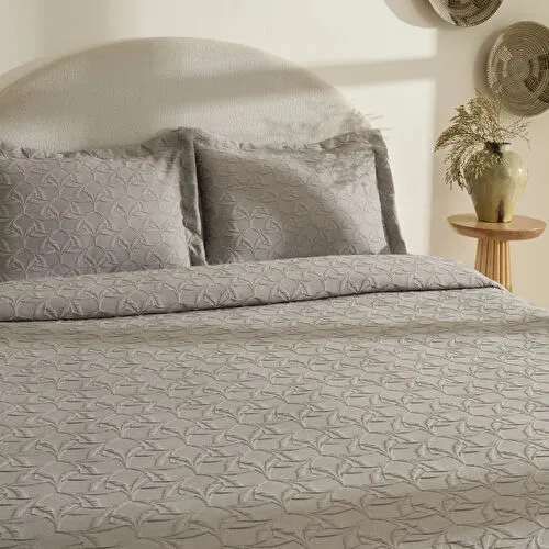 Karaca Home Hempton Çift Kişilik Yatak Örtüsü Gri Karaca Home Hempton Çift Kişilik Yatak Örtüsü Gri