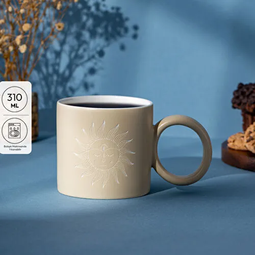 Emsan Güneş Bej Kupa 310 ml