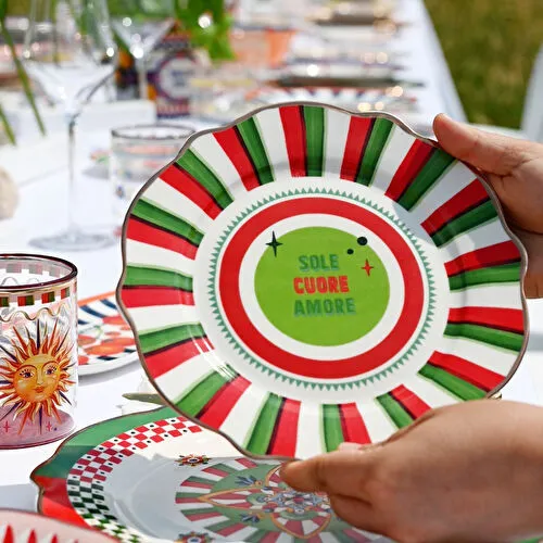 Baci Milano Dolce Vita Amore Tatlı Tabağı 21 Cm