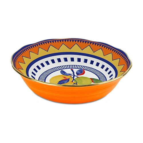 Baci Milano Dolce Vita Limon Meyve Kasesi 18 cm Porselen Baci Milano Dolce Vita Limon Meyve Kasesi 18 cm Porselen