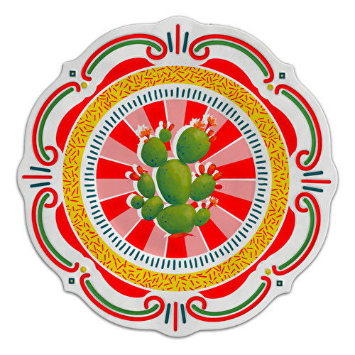 Baci Milano Dolce Vita Palm 6'lı Yemek Tabağı 28 cm, Melamin