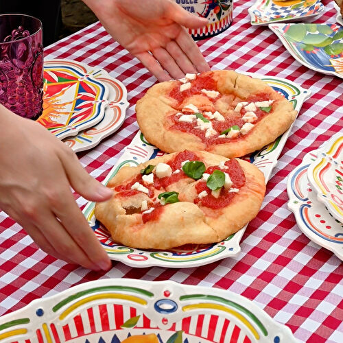 Baci Milano Dolce Vita Dikdörtgen Tepsi 45 cm, Melamin