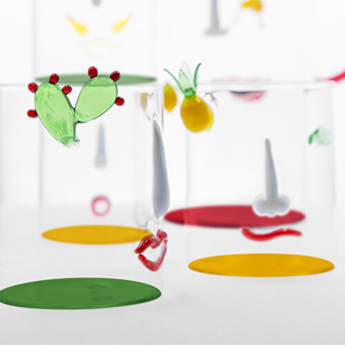 Baci Milano Romeo&Giulietta 2'li Bardak Seti Cam Yeşil 370 ML