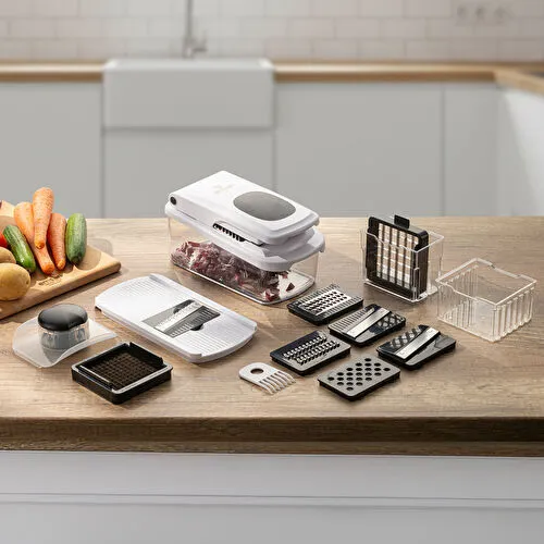 Emsan Smart Hazneli Doğrayıcı Beyaz 10 Parça