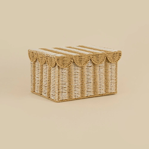 Karaca Home Nelia Kapaklı Organizer Sepet 39x27,5x22 cm