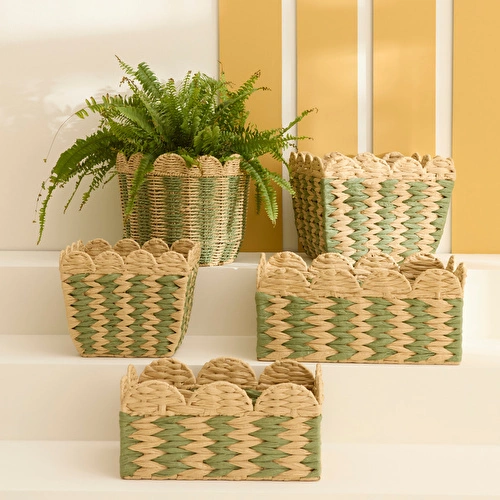 Karaca Home Nelia Dekoratif Sepet Saksı 30x25 cm
