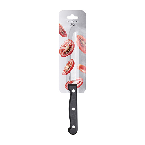 Karaca Gusso Tırtıklı Domates Bıçağı Siyah