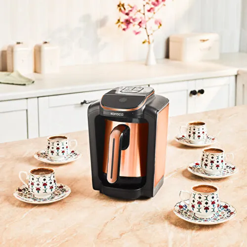 Karaca Hatır Neo Inox Çelik Cezveli Türk Kahve Makinesi Bronze